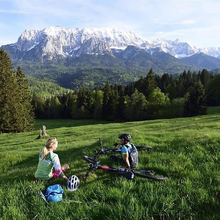 Ferienwohnung Alpenwelt Wallgau Bagian luar foto