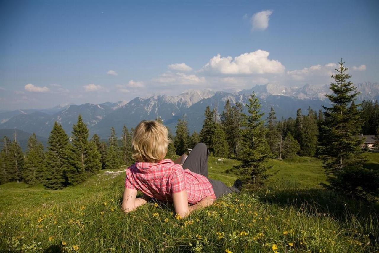 Ferienwohnung Alpenwelt Wallgau Bagian luar foto